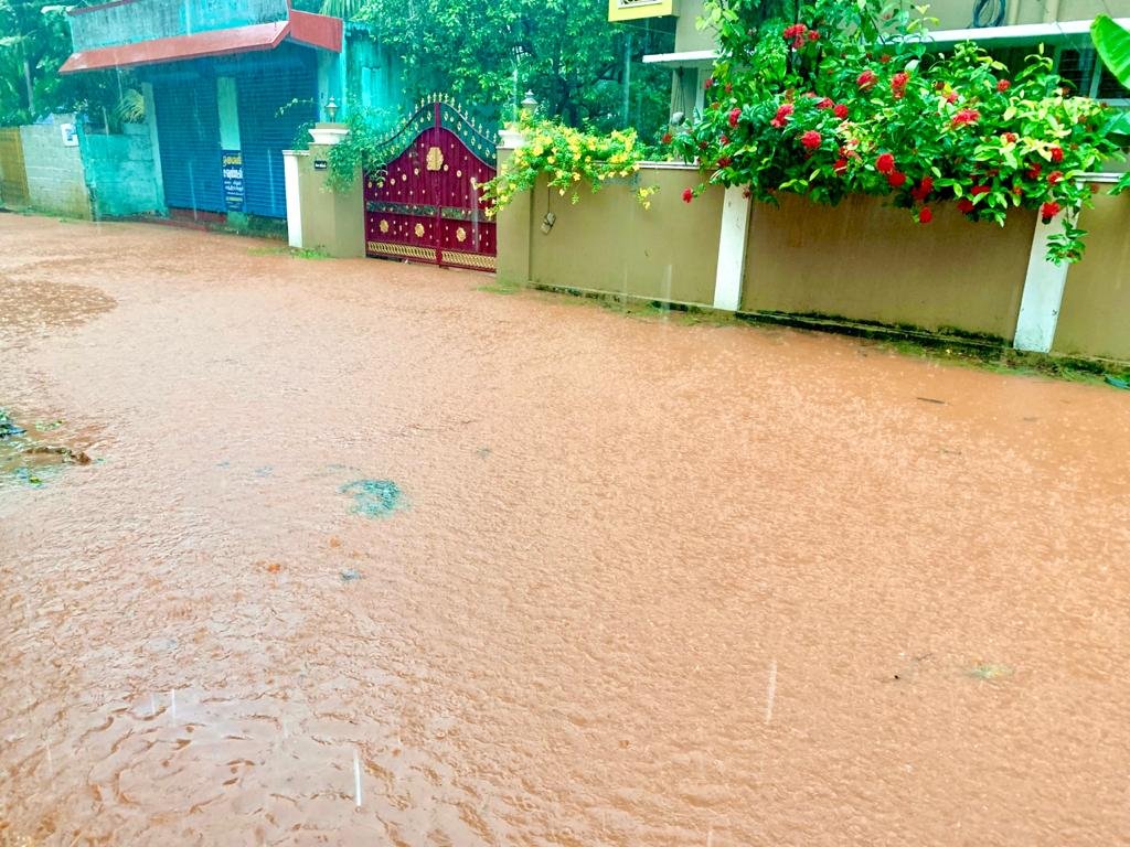 Heavy Rainfall in Kanyakumari