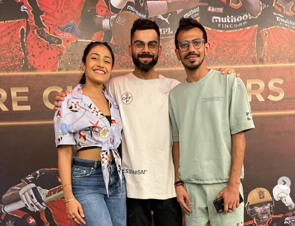 “Everything Was So Delightful”: Dhanashree Verma Shares an Adorable Pic With Virat Kohli, Chahal