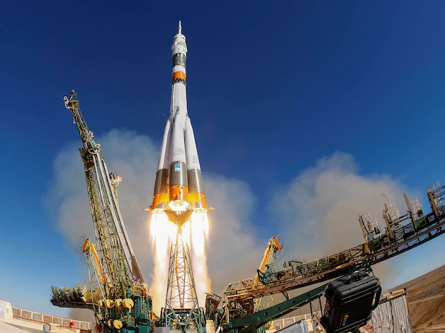 Release Soyuz Rocket With OneWeb Telecom Satellites