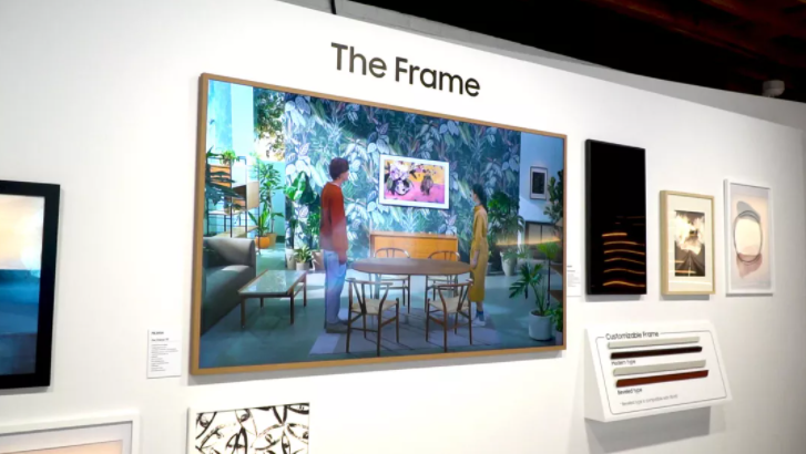 Samsung The Frame TV 2021 In 4K QLED Display