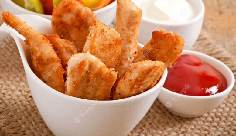 How to prepare nuggets with vegetables