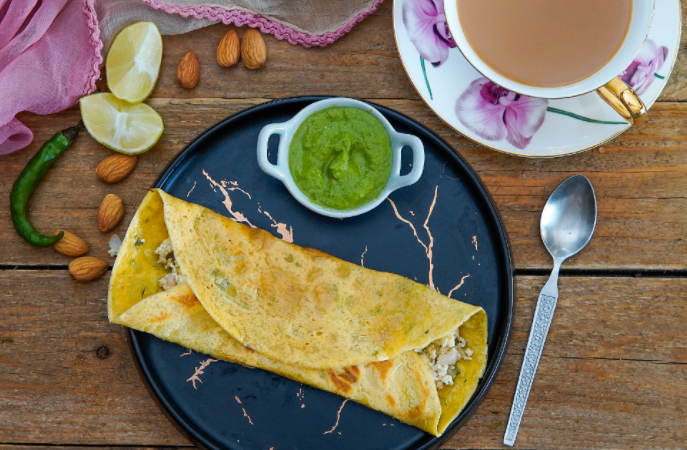 Make this delicious Besan Cheese Cheela in the evening snack