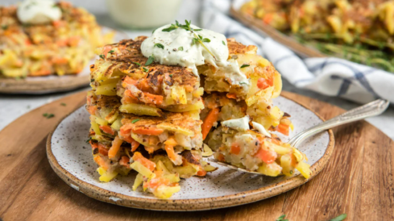 Easy Way To Make Vegetable Pancake