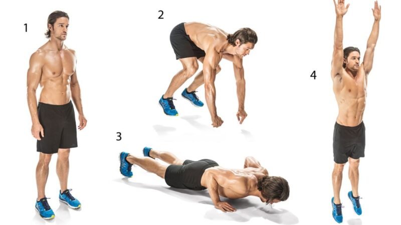 5 Burpee varieties to get in shape quicker