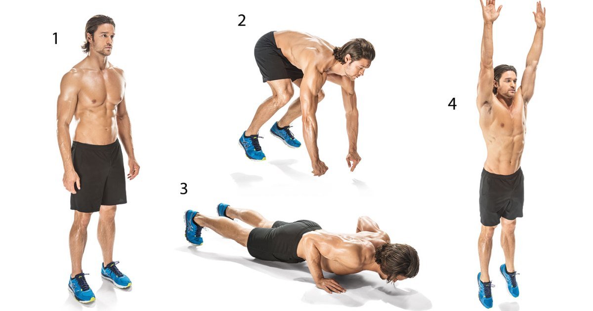5 Burpee varieties to get in shape quicker
