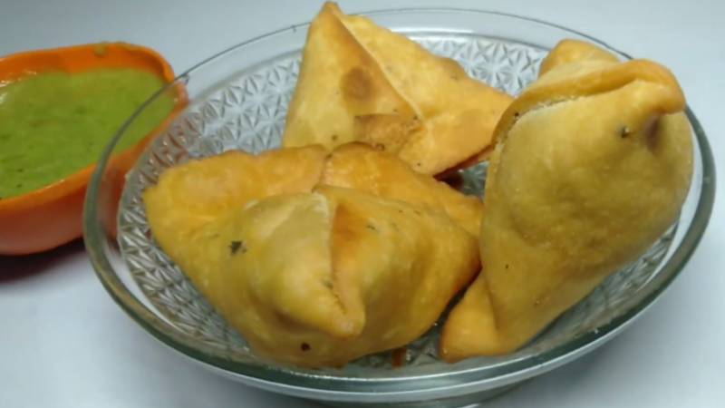 Make Poha Samosa in the evening snack