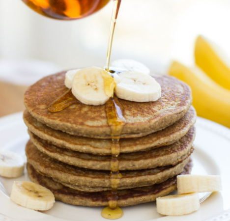 Healthy Banana Oats Pancakes Recipe
