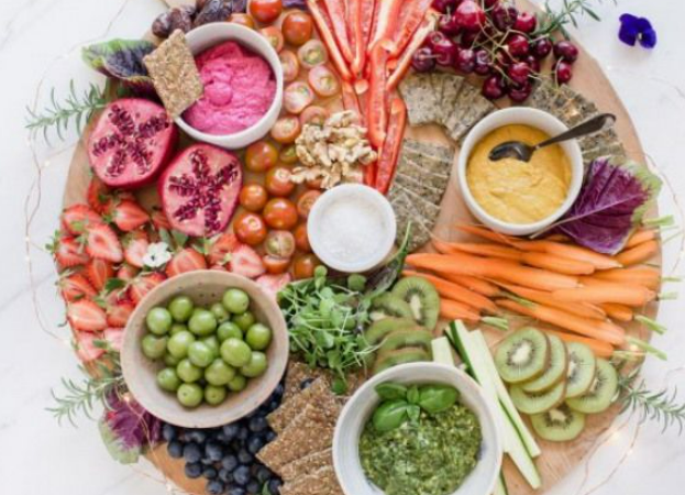 Super Looking Colourful Vegan Platter