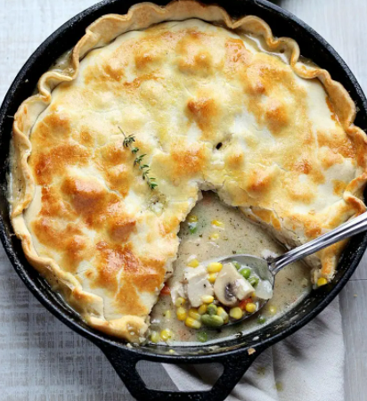 Skillet Chicken Pot Pie