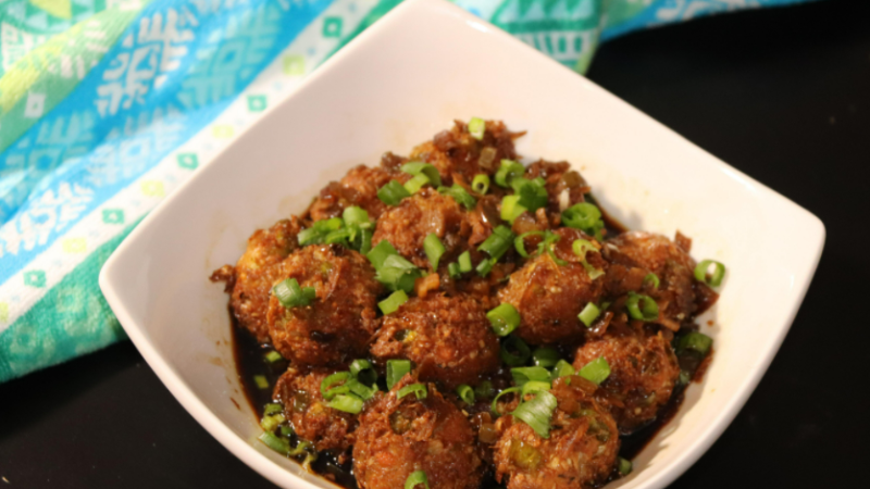 Different Keto Veg Manchurian Recipe