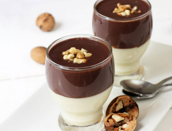 CHOCOLATE VANILLA PUDDING