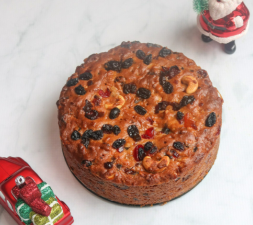Tasty EGGLESS CHRISTMAS CAKE