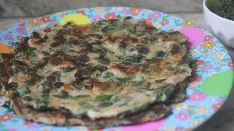 Murungai Keerai Adai (Drumstick Leaves Adai)