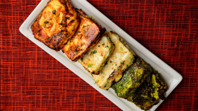 Tricolour Paneer Tikka