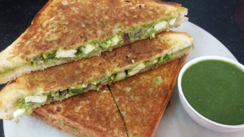 How To Prepare Paneer Chillli Sandwich