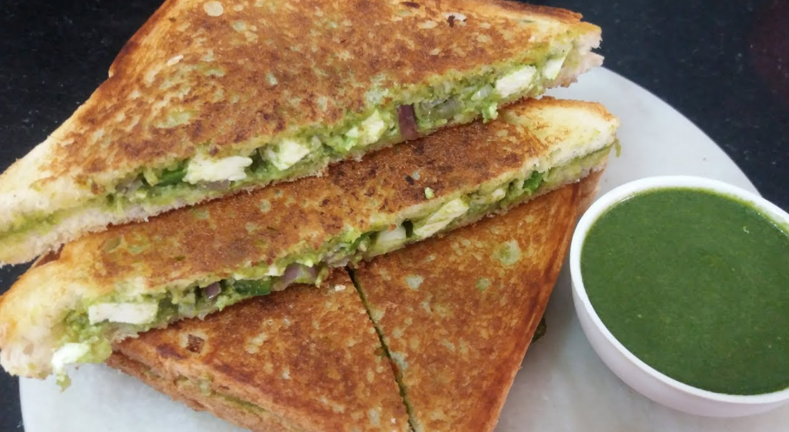 How To Prepare Paneer Chillli Sandwich