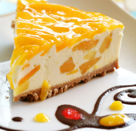 Tasty And Healthy Mango Cheesecake