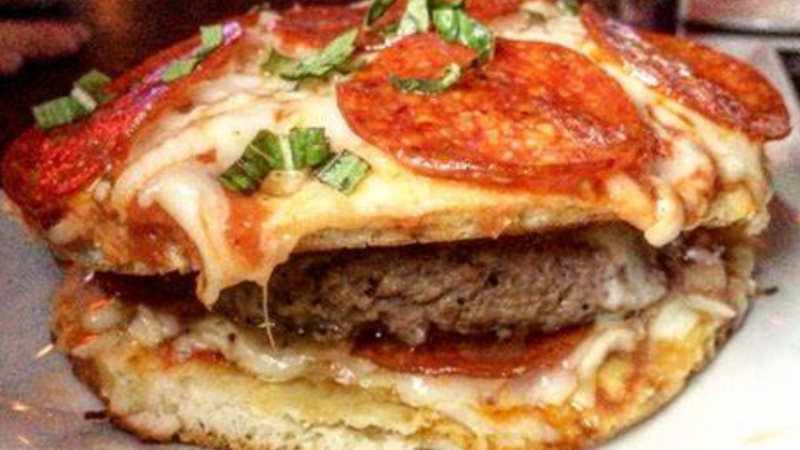 Delicious Burger Pizza