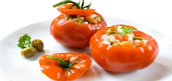 Tasty Paneer Stuffed Tomatoes