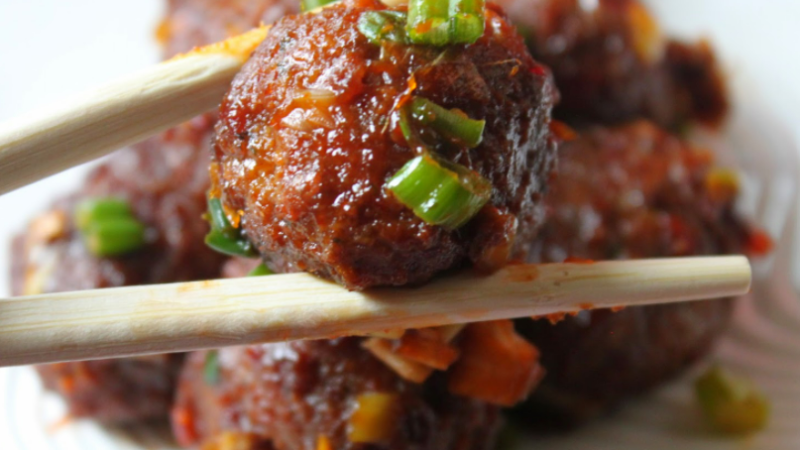 South Indian Food Vegetable Manchurian