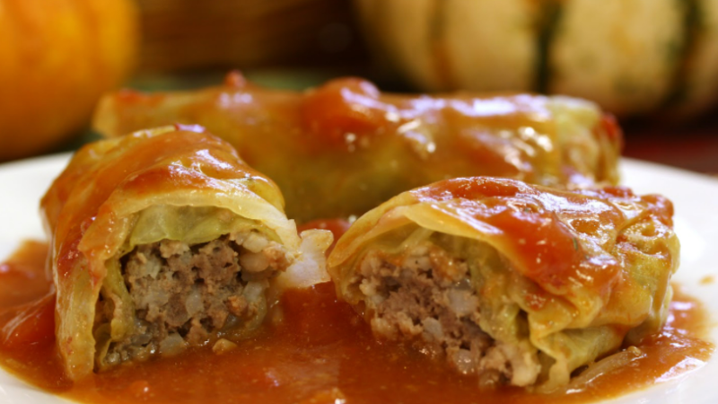 Delicious And Healthy Cabbage Rolls