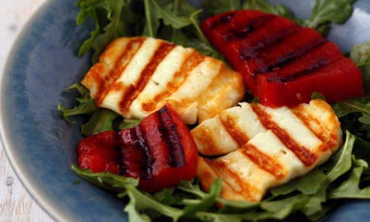 Party Time Recipe Grilled Watermelon With Raw Mango Dressing