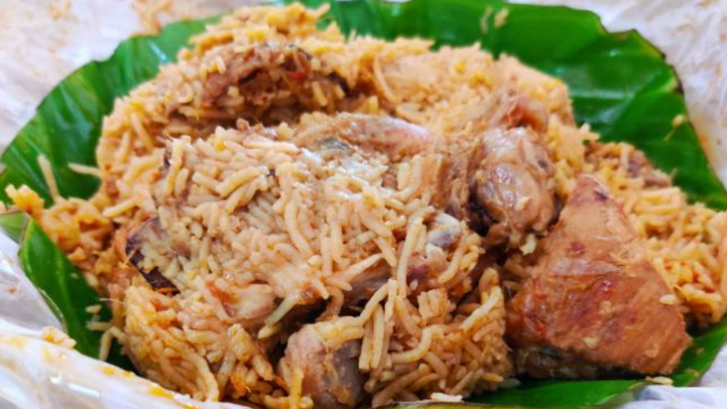 South Indian Style Pottalam Biryani