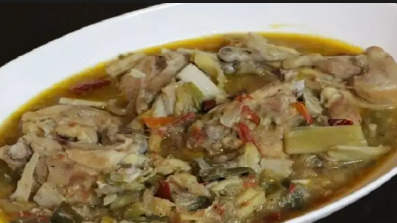 Assam Dish Baanhgajor Lagot Kukura