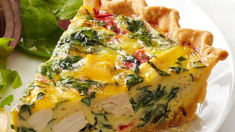 Cake Chicken Quiche Recipe