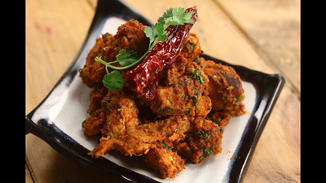 Kolhapuri Sukha Chicken Recipe