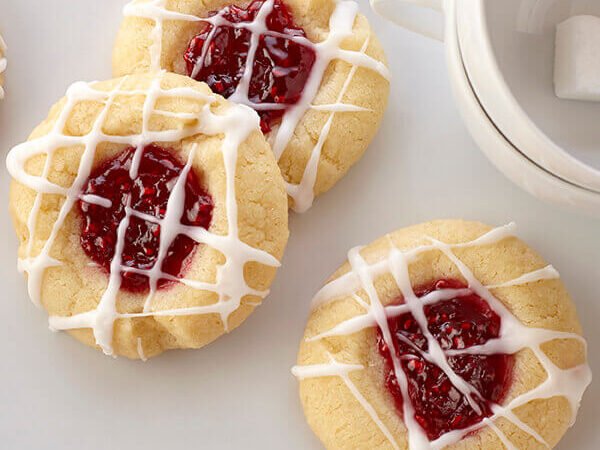 Bread Cookies with Raspberries Jam Recipe