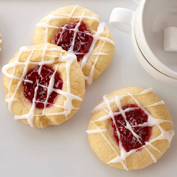 Bread Cookies with Raspberries Jam Recipe