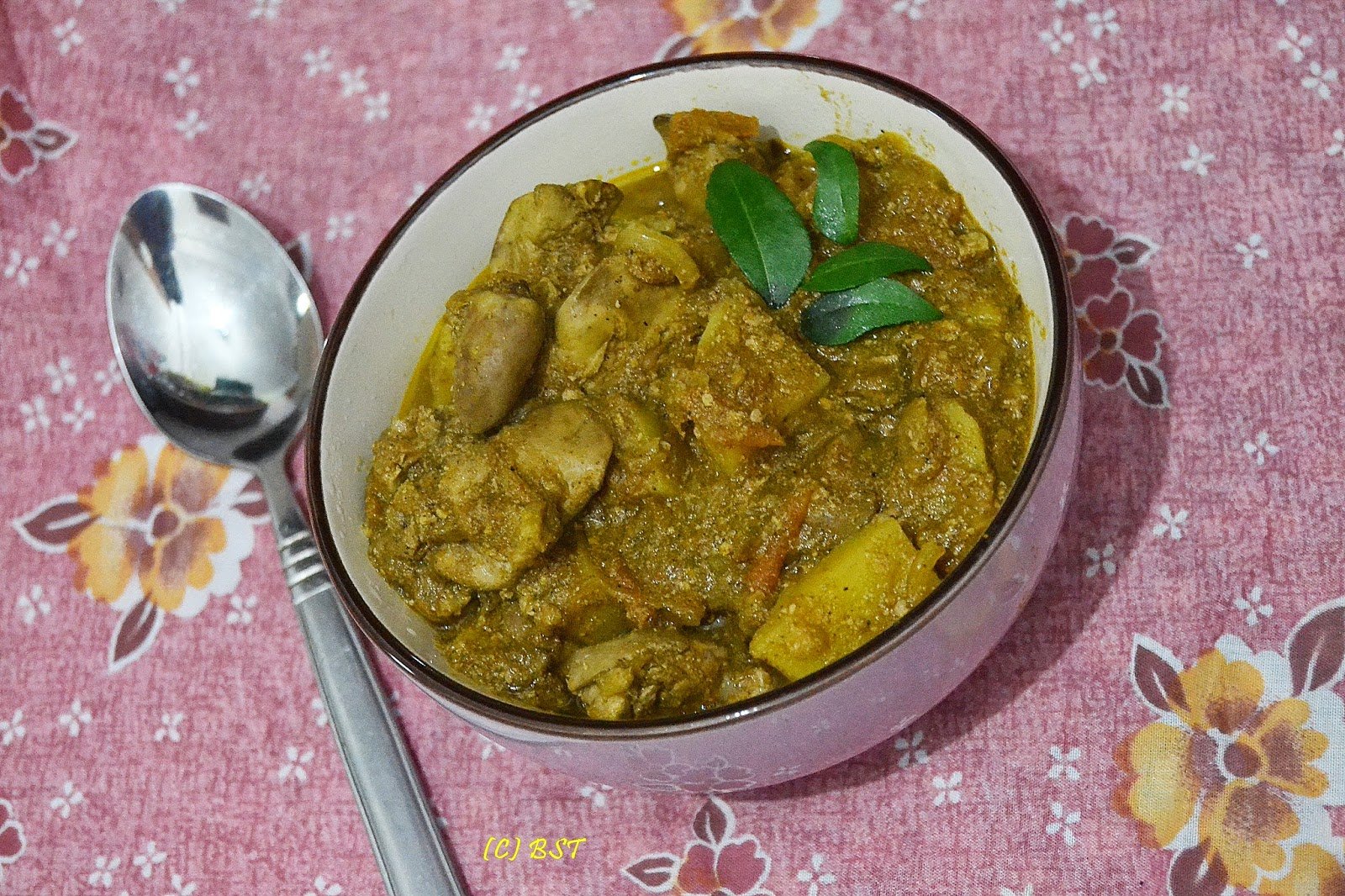 Liver and Potato Curry Recipe