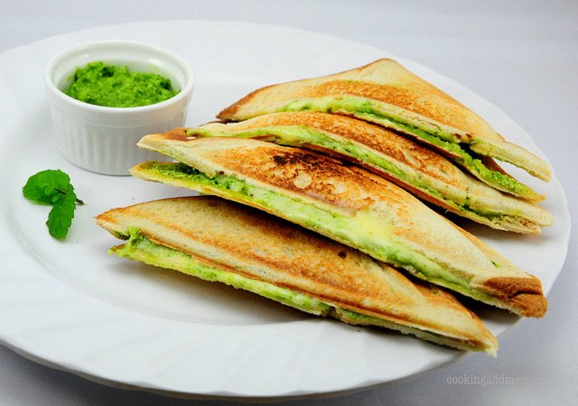 Mint Chutney Sandwich Recipe