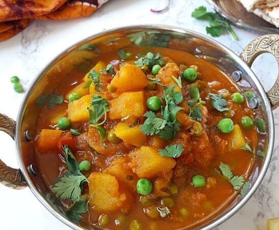 Potato Peas Kuruma Recipe