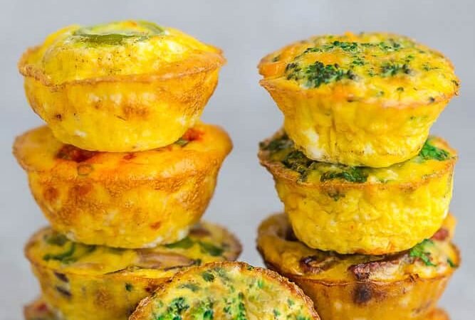 Broccoli Omelette Muffins Recipe