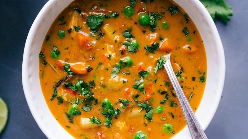 Simple and Healthy Curry Soup