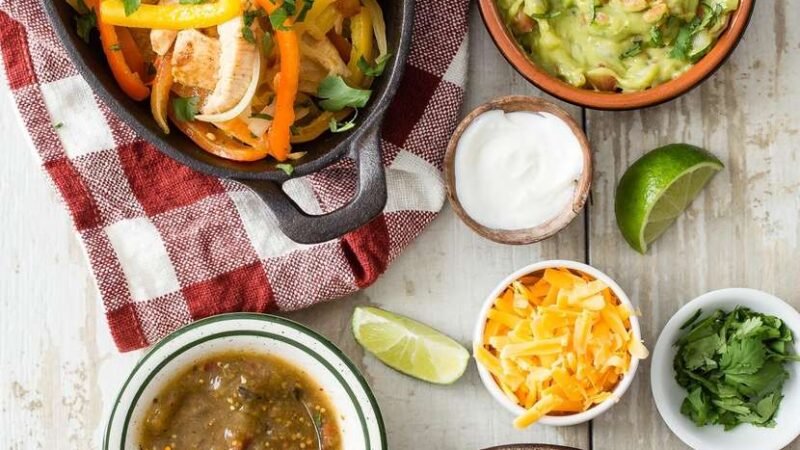 Colorful Chicken Fajitas Recipe
