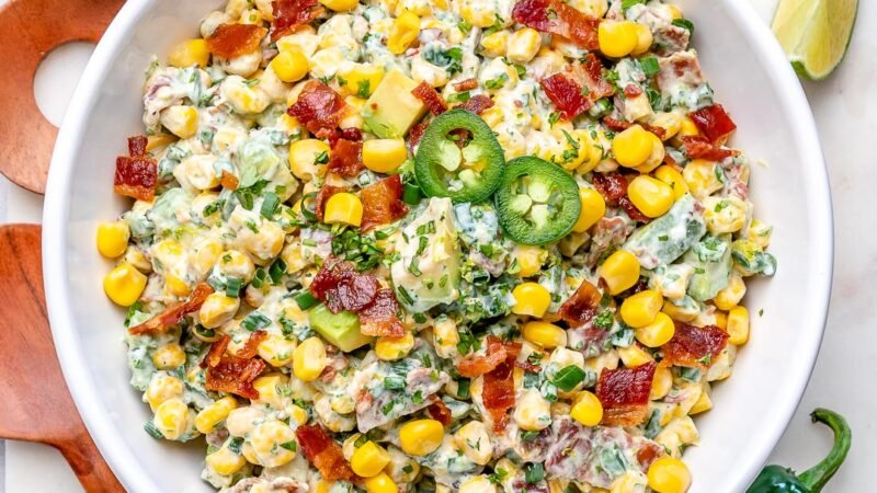 How to make Tasty Corn and Avocado Salad Recipe