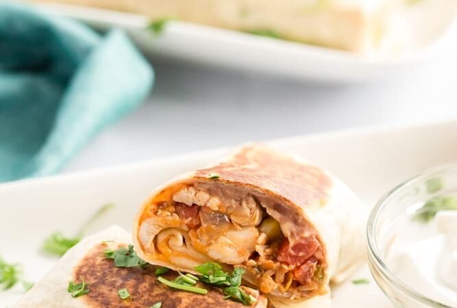 Grilled Chicken Burritos Recipe