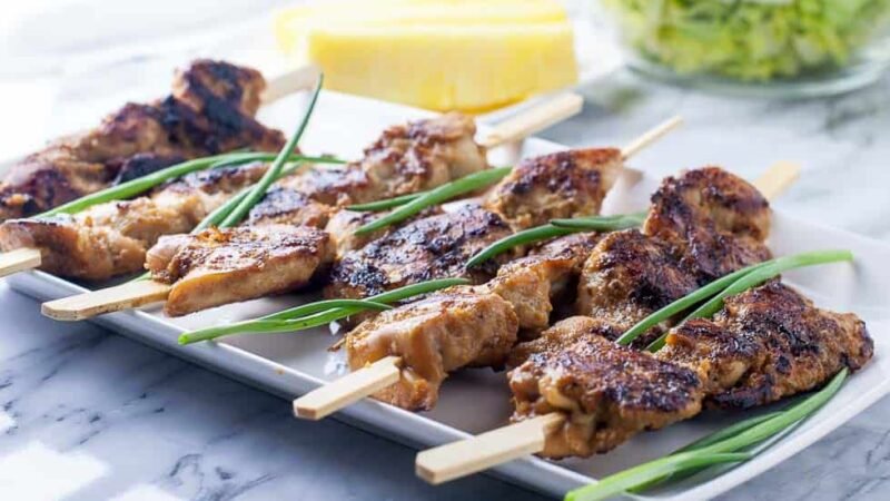 Ginger Chicken Skew Kebab Recipe