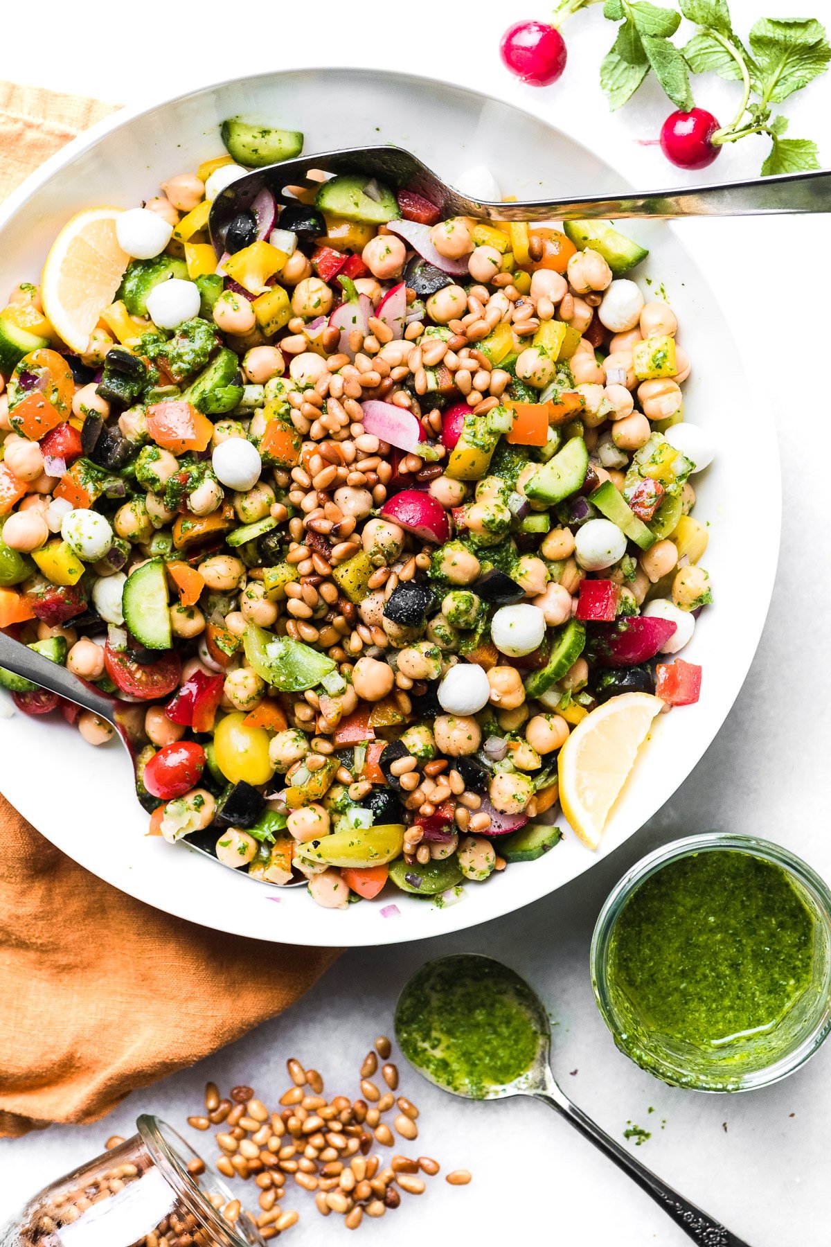 Pesto Bean Salad Recipe