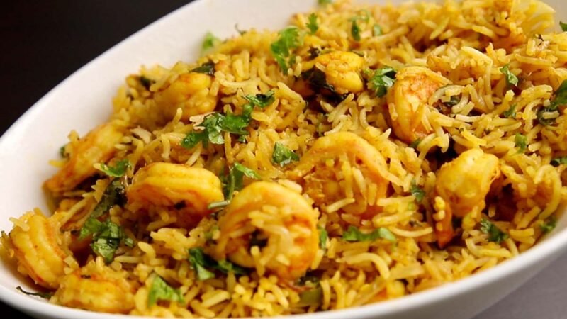 Prawn Pulao Recipe