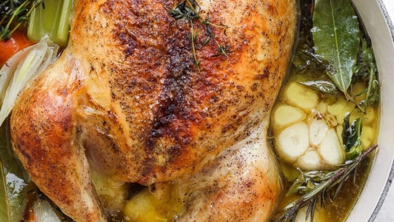 Extra Roast Chicken Soup Recipe