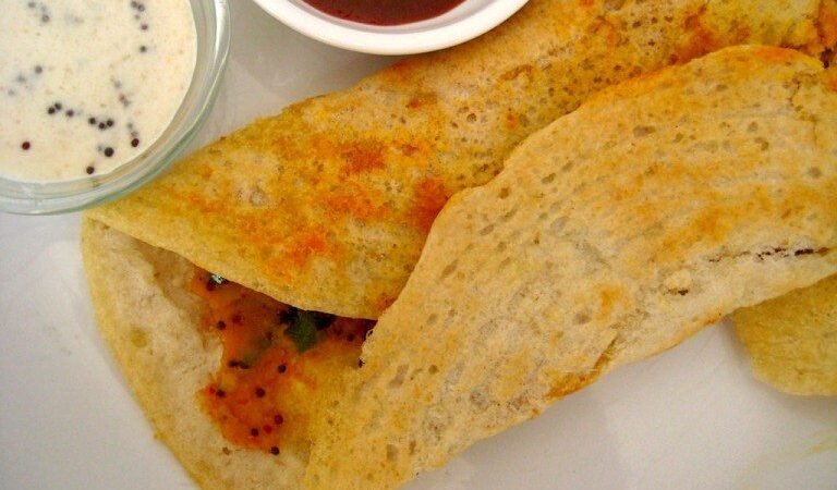 Breakfast light white dosa recipe