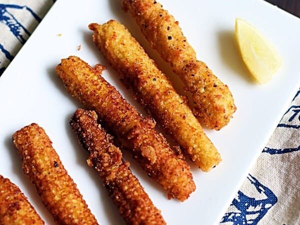 Corn and Basil Fingers Recipe