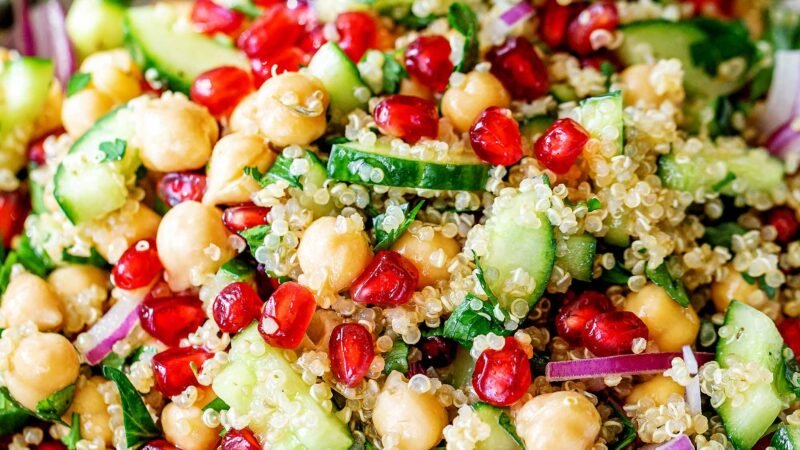 Flavored Chickpea Salad Recipe