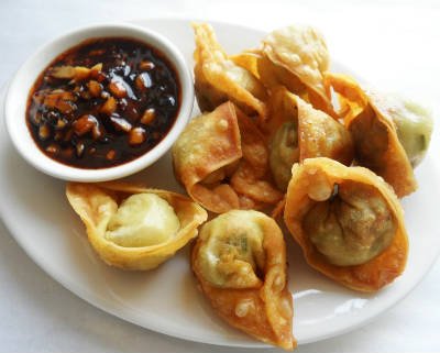 Firm Fried Chicken Wontons Recipe