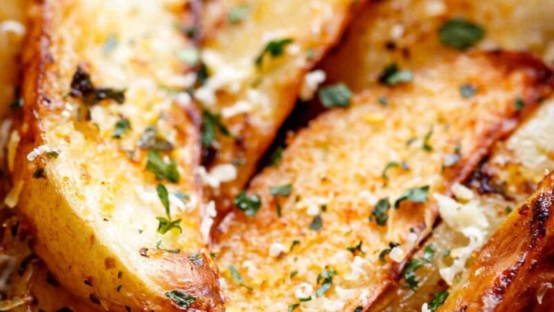 Simmered Potato Wedges Recipe