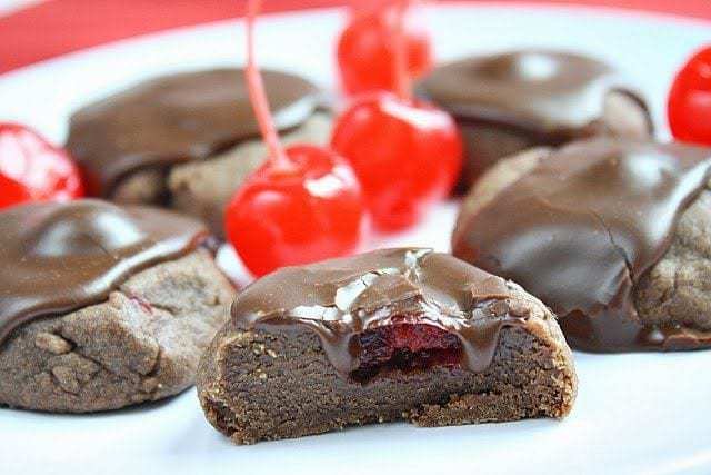 Nutella Chocolate Cherry Cookies Recipe